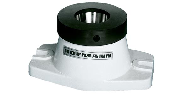 Vertical collet vice with dividing unit, clamping range 3-42 mm