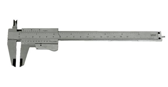 Precision pocket vernier callipers 0-150 mm parallax-free with torque fixing 