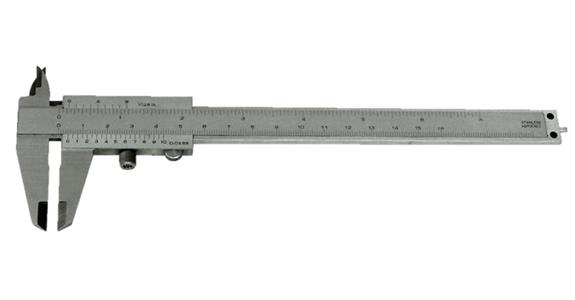 Precision pocket vernier callipers 0-150 mm parallax-free with locking screw 