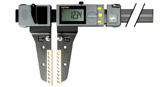 Dig. workshop callipers 0-1,030 mm, lightweight, w. data output