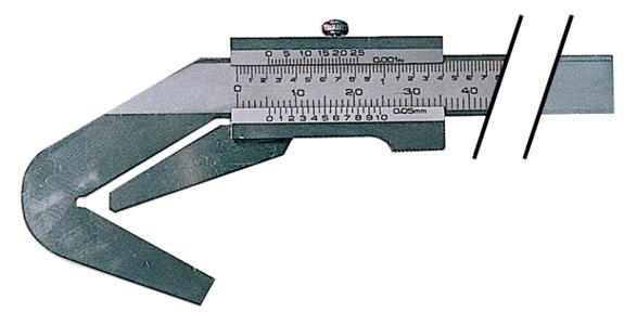 Precision 5-point vernier calipers for 5-edged tool MR dia. 5-40 mm