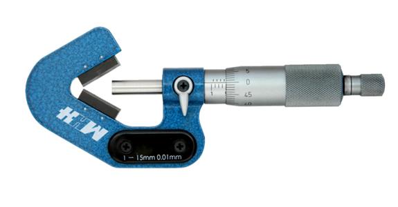 3-point micrometer DIN 863 reading: 0.01 mm prism 60° MR: 80-95 mm