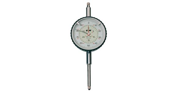 Dial gauge read. 0.01 mm accuracy per factory stand. large MR 80 mm dia. 58 mm