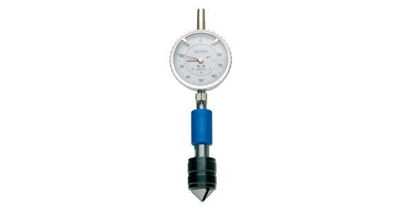 Inner taper gauge measuring taper 90° with test log measuring range 10-30 mm