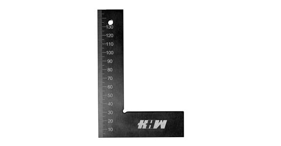 Flat square, accuracy in accordance with DIN 875/1 aluminium 250 x 165 mm
