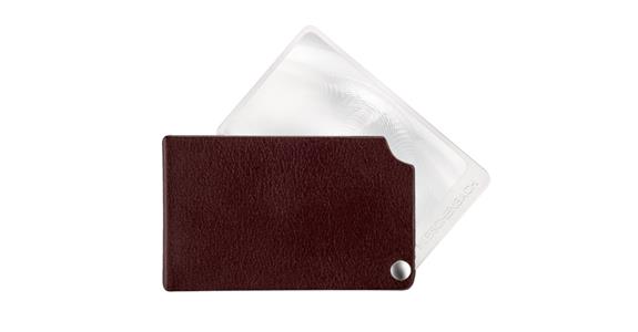 Folding pocket magnifier visioPOCKET magnification 2.5x, 6 diopter 74x48 mm