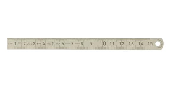 Flexible scale division 1/2 and 1/1 mm EG acc. II rust-proof L=300 mm
