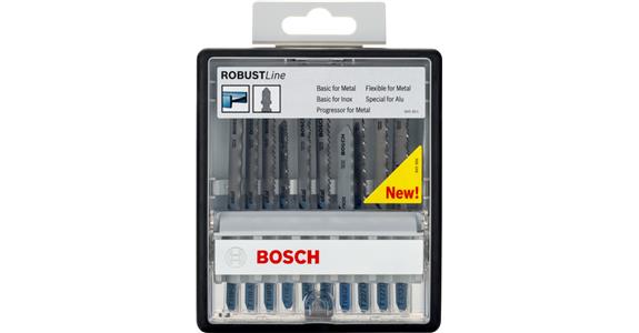 Jigsaw blade set 10 pieces Robust Line Metall Expert
