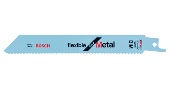Sabre saw blade S 922 BF Flexible for Metal pack = 5 pieces
