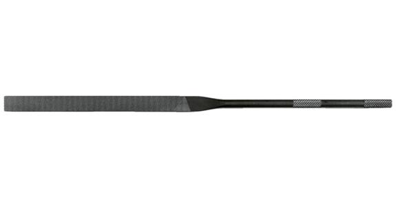 Precision needle file, flat, shaft dia. 3.25 mm L=160 mm S-cut 2