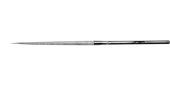 Precision needle file, triangular, length 160 mm cut 3