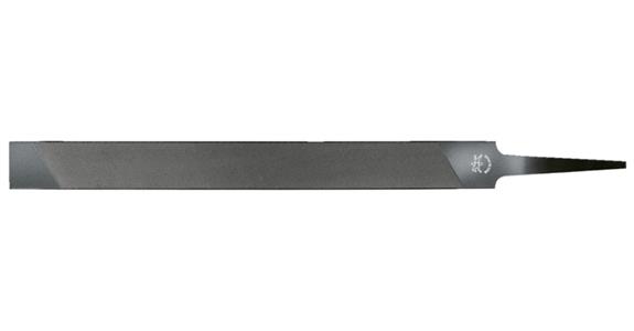 Mill saw file, flat, two round edges, 25x4.5 mm, L=200 mm, German cut 2