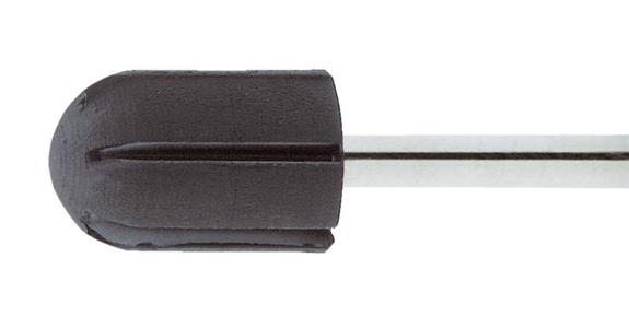 Abrasive cap holder rounded roller dia. x head height 7x13 mm shaft dia. 3 mm