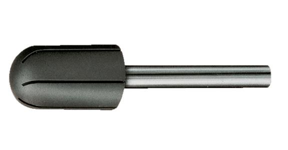 Abrasive cap holder rounded roller dia. x head height 16x26 mm shaft dia. 6 mm