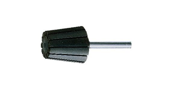 Sanding belt ring holder shank diameter 6 mm tapered dia.xW 14/20x63 mm
