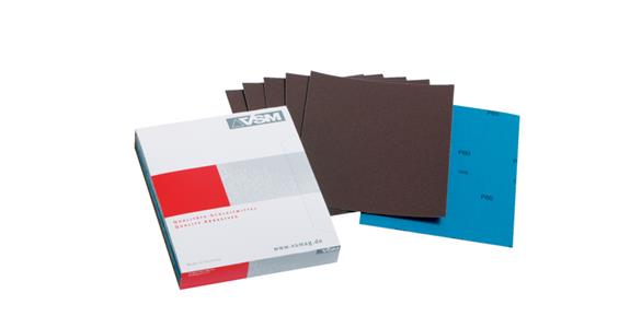 Corundum abrasive cloth blue grain 180 230x280 mm