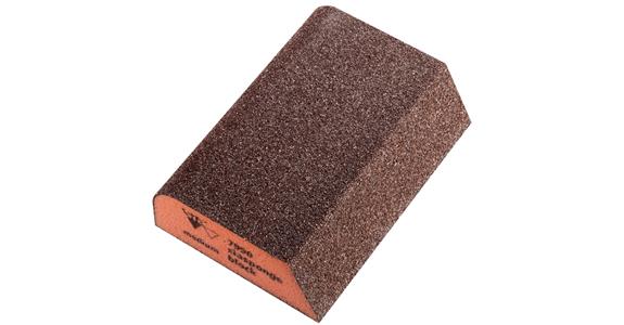 Sanding sponge siasponge block hard comb. fineness medium 98x69x26 mm