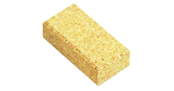 Sanding cork made of top-quality non-porous compressed cork 105x60x24 mm