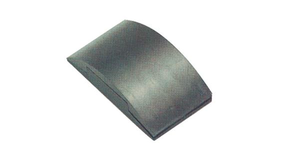 Soft PVC special sanding block black handy shape 120x70x32 mm