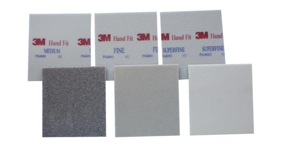Sanding sponge medium grit/P60 90x100x5 aluminium oxide