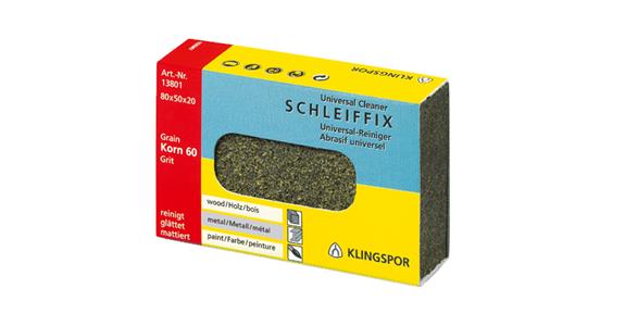 Kostka czyszcząca KLINGSPOR Schleiffix 80 x 50 x 20 mm, ziarno 120