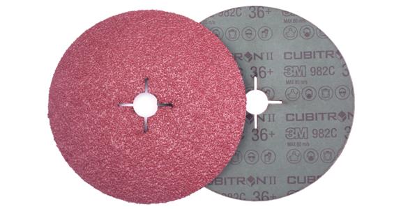 Fibre disc, ceramic abrasive grain 982C Cubitron II, dia. 125 mm, grit 60