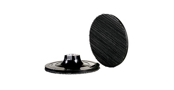 Hook-and-loop adh. back. pad dia. 123 mm