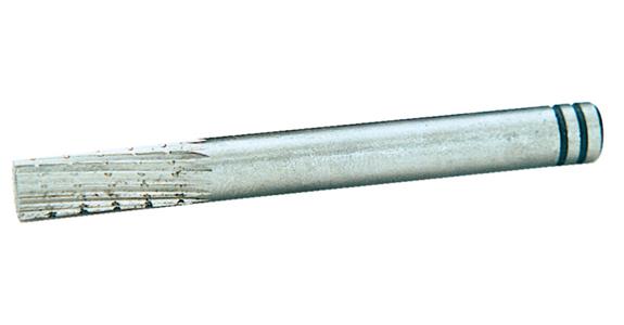 HSS bur cylinder, shank dia. 6 mm, serration 3, ogival, 16x30 mm