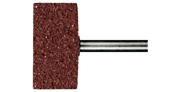 Cylinder mounted point INOX (ADW) SD6 mm mix-corundum G46 dia. 40x20 mm
