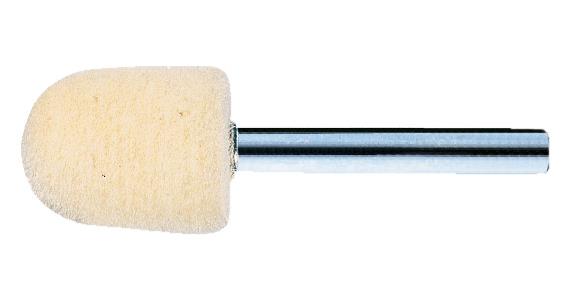 Filcowy trzpień polerski PFERD, walec 25x30 mm, średnica trzpienia 6 mm