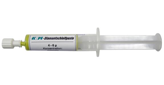Diamond polishing paste colour yellow content 5 ml grit 4-6 µ