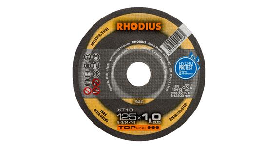Free-hand cutting disc type XT10 TOP Inox straight 115x1.5 mm