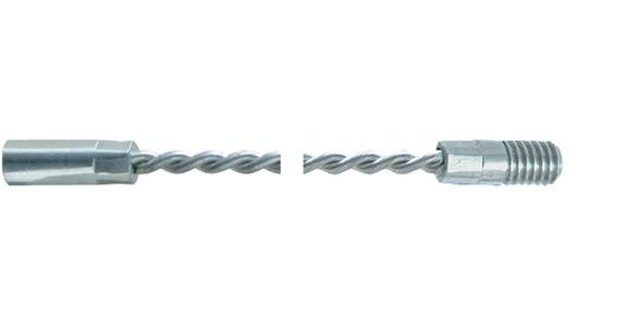 Extension for internal cleaning brushes w/M6 thr. cat.no. 47630-47632 L=1000mm