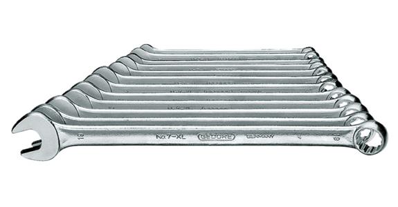 Klucz płasko-oczkowy GEDORE XL, 12 szt., 10-32 mm DIN 3113 A