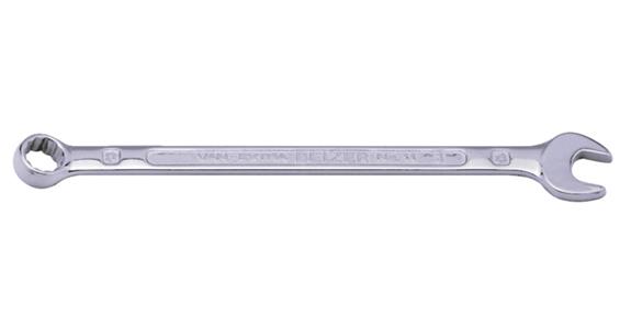 Combination wrench long 15° vanadium-extra-steel AF 32x32 mm