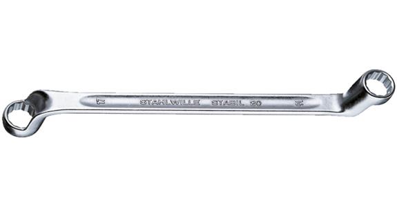 Klucz oczkowy dwustronny STAHLWILLE 17 x 19 mm DIN 838 STABIL