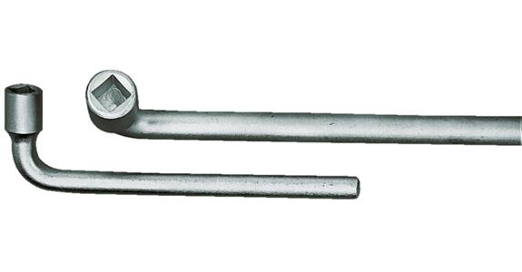 Heavy-duty bent square socket V31CrV3 steel AF 8 mm