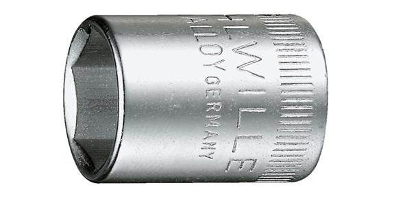 1/4 inch hexagon socket AS drive profile HPQ steel AF 10 mm