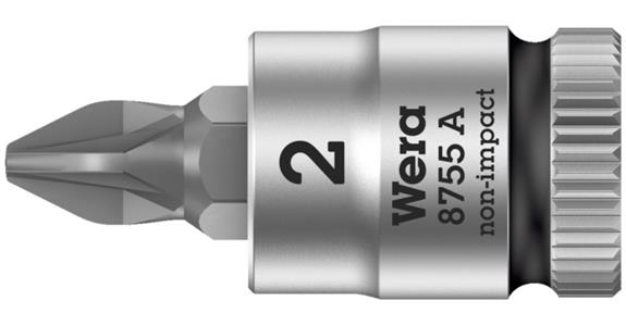 1/4 inch screwdriver bit chromium-vanadium steel PZ 1