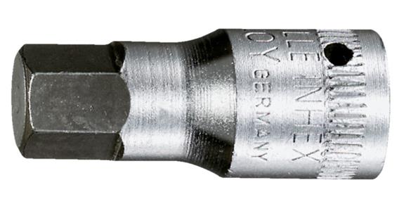 1/4 inch hexagon socket screwdriver bit chrome-alloy steel AF 8 mm