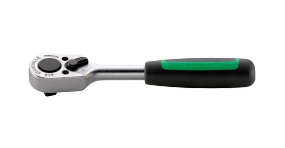 Grzechotka STAHLWILLE 1/4' DIN 3122 117 mm z uchwytem z tworzywa sztucznego