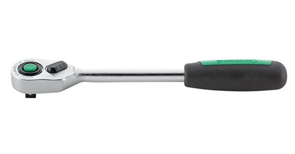 1/4 inch lever rever. ratchet DIN 3122/ISO 3315 QuickRelease 80 teeth L=153 mm