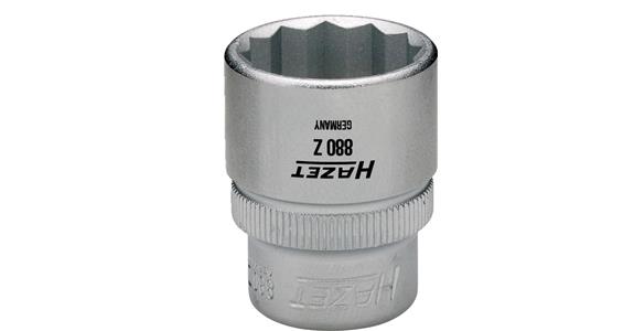 Końcówka klucza nasadowego HAZET 11 mm 3/8' DIN 3124, podwójny sześciokąt