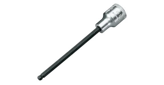 1/2 inch hexagon socket screwdriver bit long V steel ball head AF 8 mm