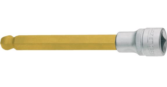 1/2 inch hex socket screwdriver bit long CV steel ball head AF 8 mm