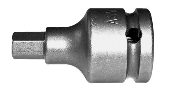 Końcówka klucza nasadowego ASW, 17 mm, gniazdo sześ., trzpień 1/2