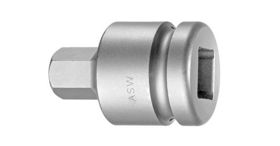 Końcówka klucza nasadowego ASW, 17 mm, gniazdo sześ., trzpień 3/4