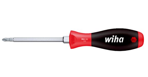 Wkrętak krzyżakowy WIHA PH 3 x 150 mm SoftFinish, kołnierz sześciokątny