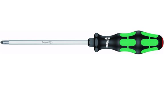 Phillips screwdriver hexagon shoulder Laser tip Kraftform handle PH 1x80 mm