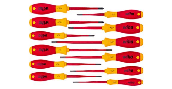 Zestaw wkrętaków WIHA slimFix VDE, 6 el., uchwyt SoftFinish